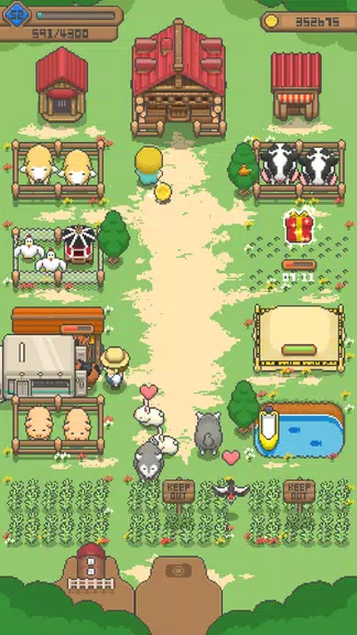 Tiny Pixel Farm - Simple Game Zrzut ekranu 1