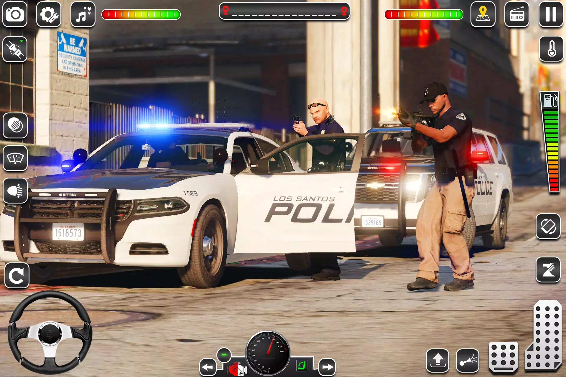 US Police Car Chase Game 3D Скриншот 2