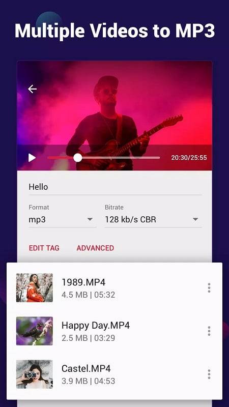 Video to MP3 – Video to Audio Tangkapan skrin 1