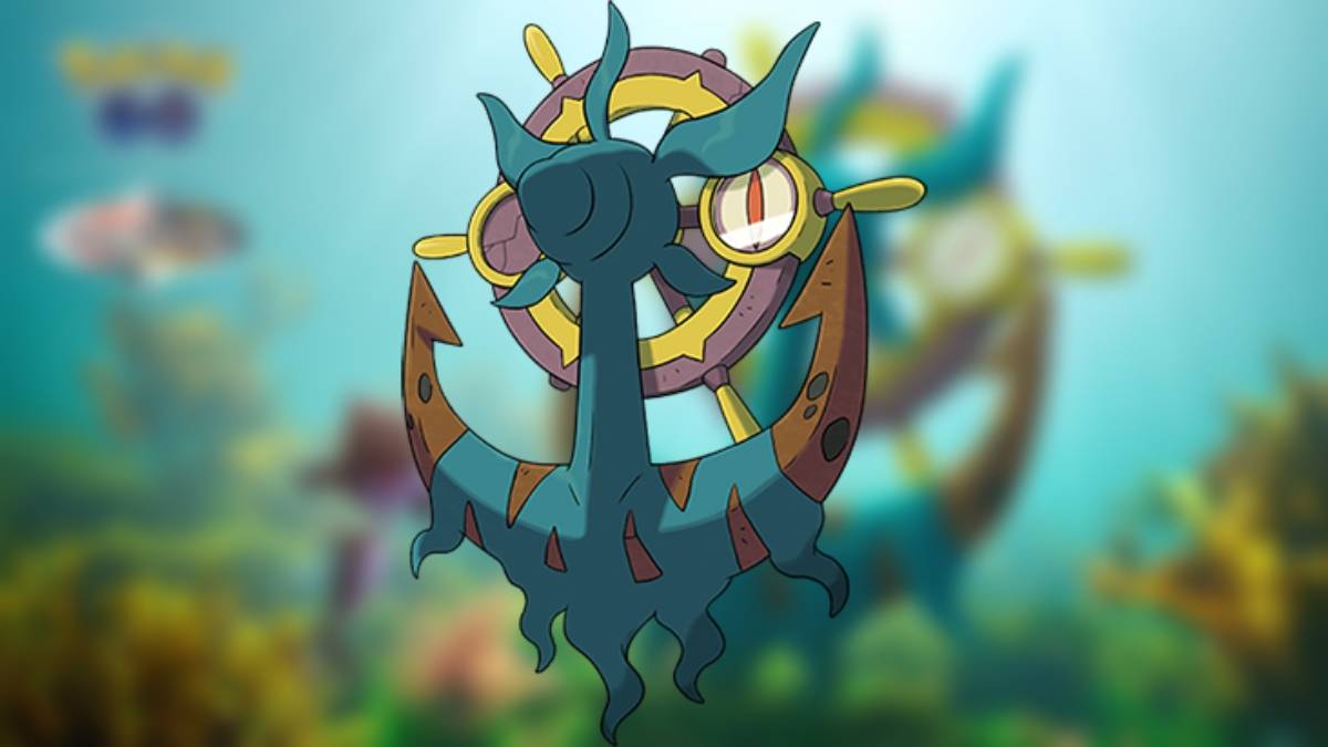 Dhelmise from Pokemon GO, obtainable only through 3-Star Raids during Beloved Buddies