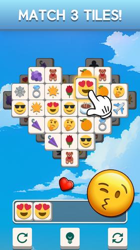 Tile Match Emoji -Triple Tile Schermafbeelding 1