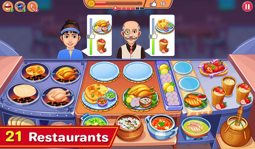 Indian Cooking Madness Games スクリーンショット 0