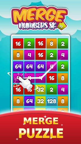 2048 Number Merge Games Puzzle スクリーンショット 2
