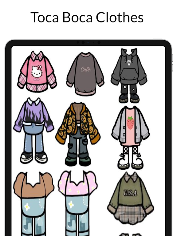 Toca Boca Clothes Ideas Ảnh chụp màn hình 2
