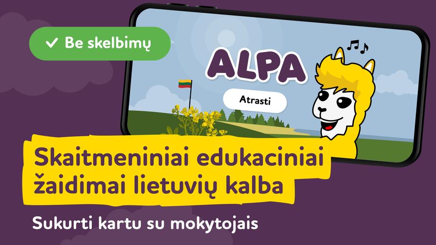 Edukaciniai žaidimai ALPA Ảnh chụp màn hình 0