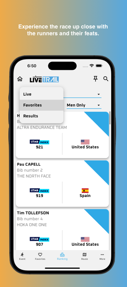 LiveTrail স্ক্রিনশট 0
