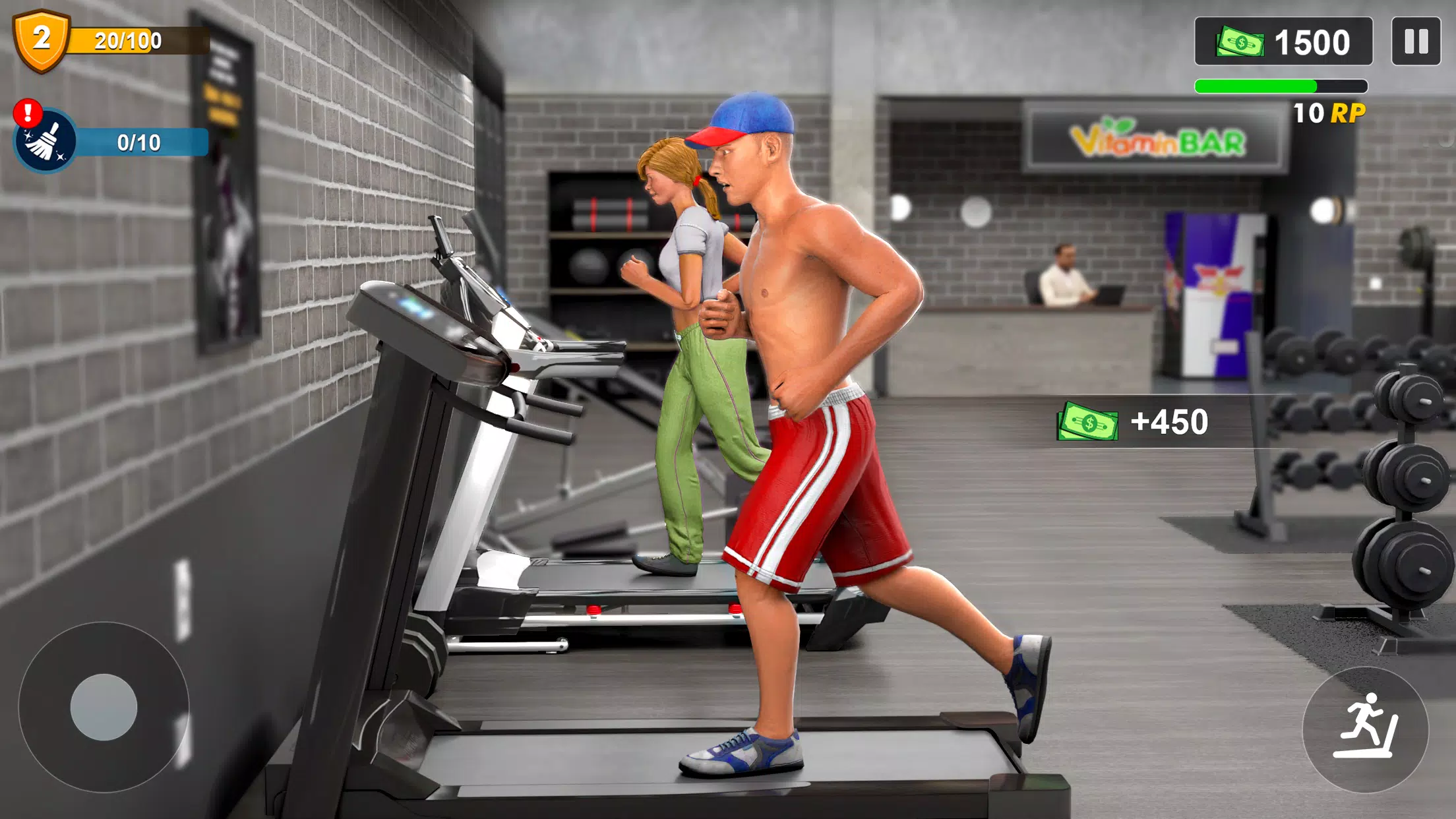 Workout Gym Simulator Game 24应用截图第2张