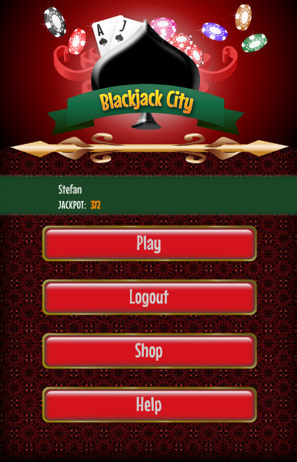 ♣ 21 Blackjack City 螢幕截圖 0