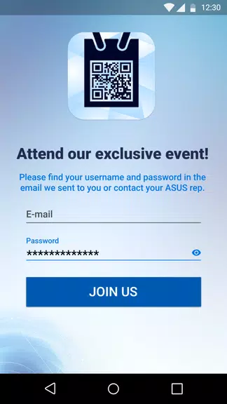 ASUS Invitation App स्क्रीनशॉट 0