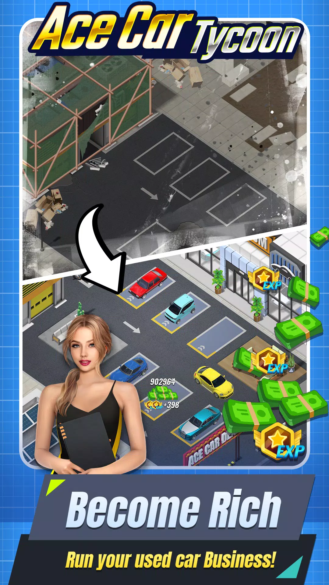 Ace Car Tycoon Tangkapan skrin 2