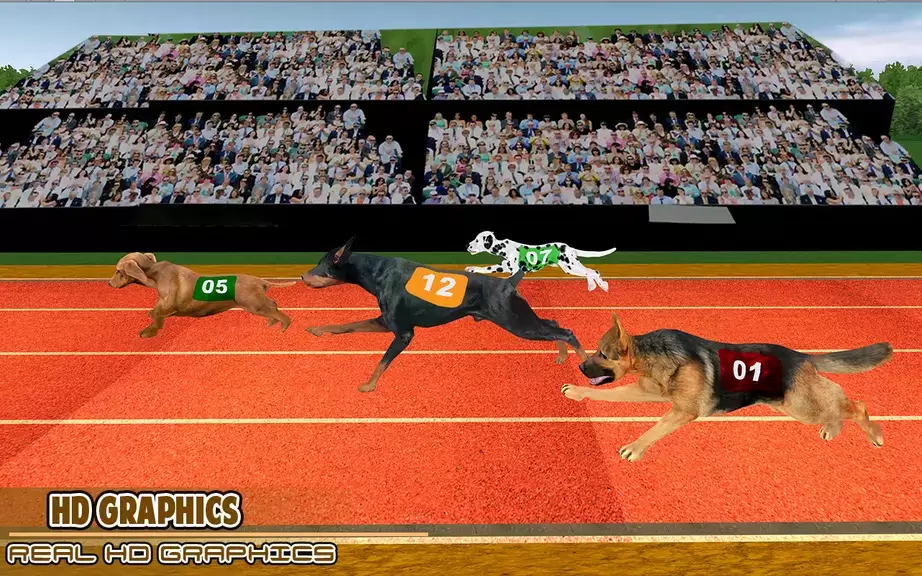 Dog racing games - dog game 3d 螢幕截圖 2