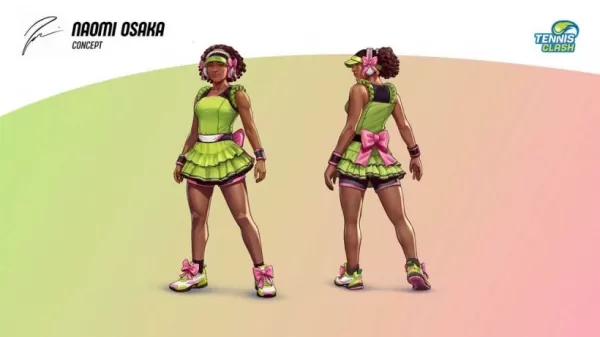 Naomi Osaka es presentada como el primer personaje real en Tennis Clash