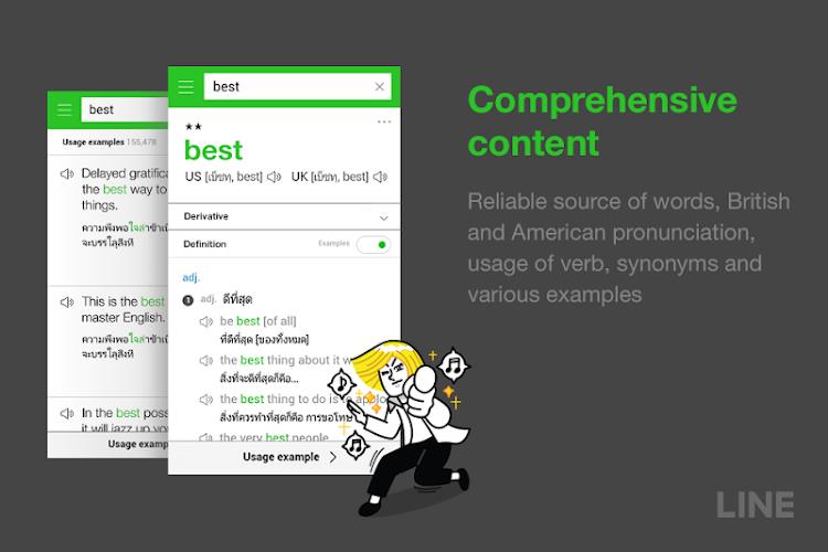 LINE Dictionary: English-Thai Ảnh chụp màn hình 2