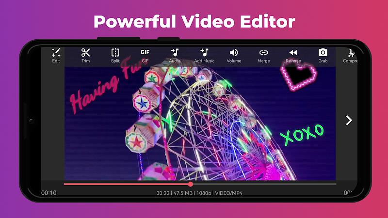 Video Editor & Maker AndroVid Ảnh chụp màn hình 0