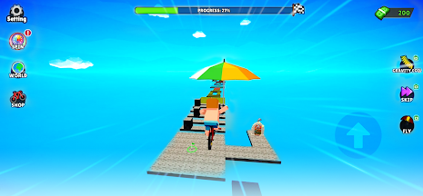 Blocky Bike Master Screenshot 1