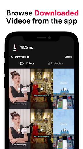 TikSnap: Downloader for TikTok Captura de tela 3