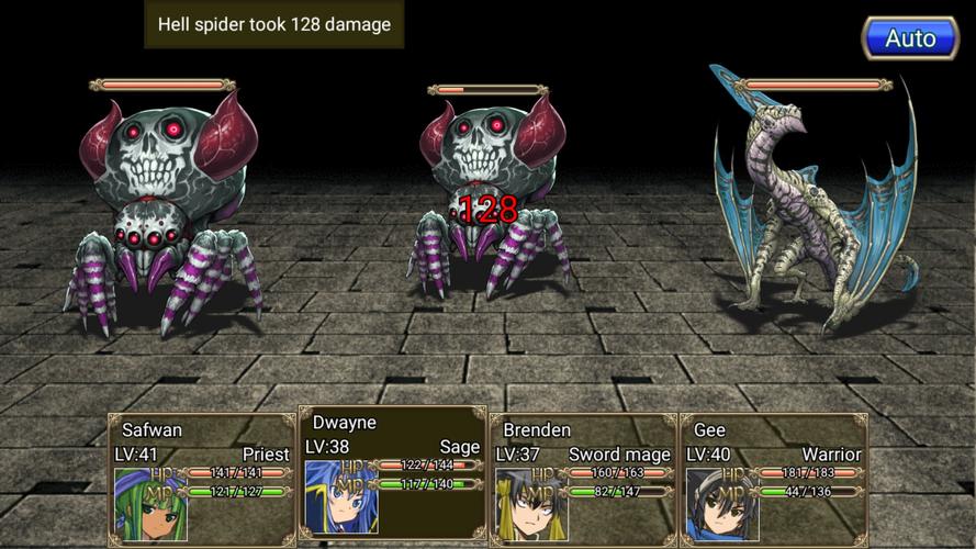 Dungeon RPG ဖန်သားပြင်ဓာတ်ပုံ 1