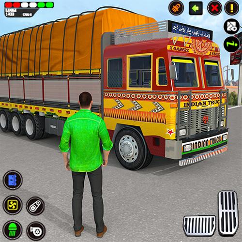 Indian Truck Drive Truck Games 螢幕截圖 0