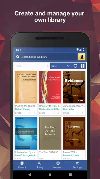 KReader kindle  read all books Captura de tela 1