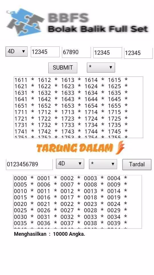 BBFS Generator LN应用截图第0张