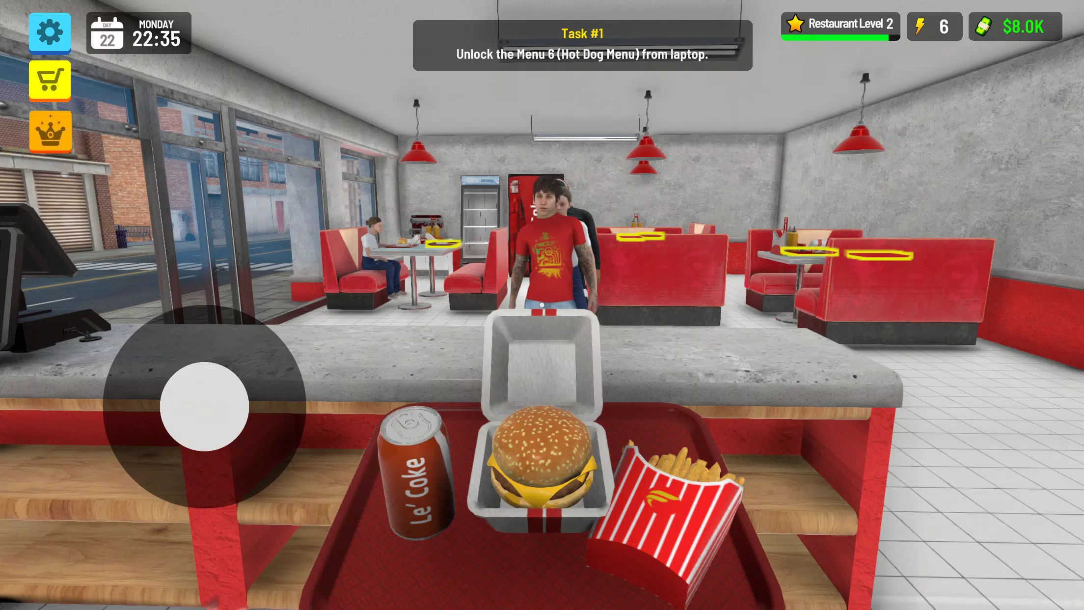 Burger Station Simulator 3D! 螢幕截圖 0