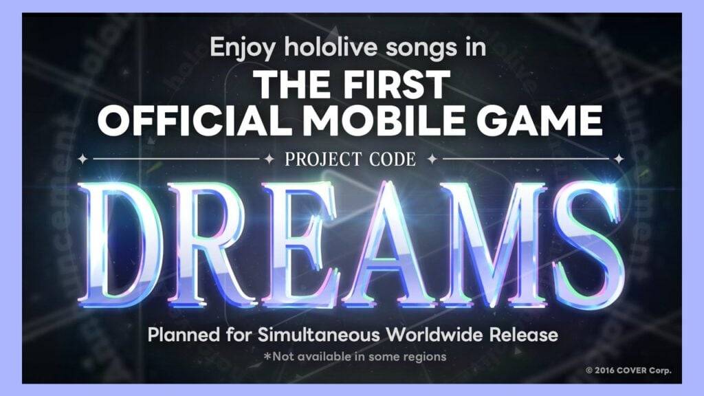 hololive presenta su primer juego móvil global 