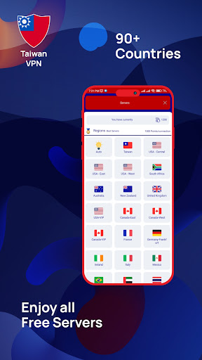 Taiwan VPN Get Taiwan IP Proxy スクリーンショット 3