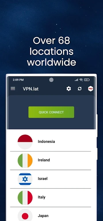 VPN lat : Unlimited Proxy Скриншот 2