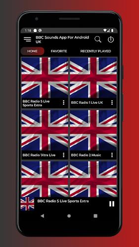 BBC Sounds App For Android UK ภาพหน้าจอ 0