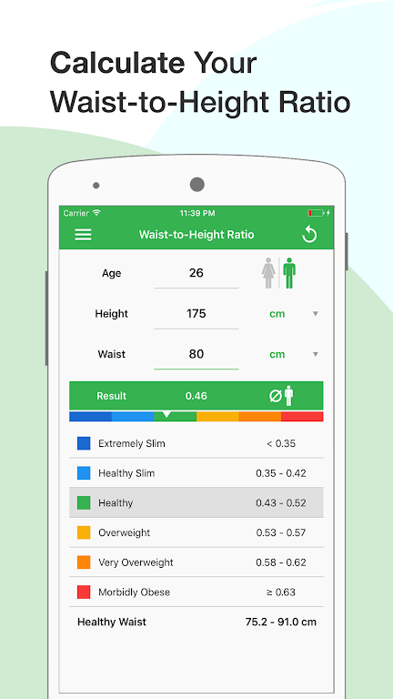 BMI Calculator: Weight Tracker ภาพหน้าจอ 2