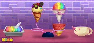 Ice Cream Making Game For Kids Скриншот 3