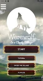 Werewolf -In a Cloudy Village- Ảnh chụp màn hình 0