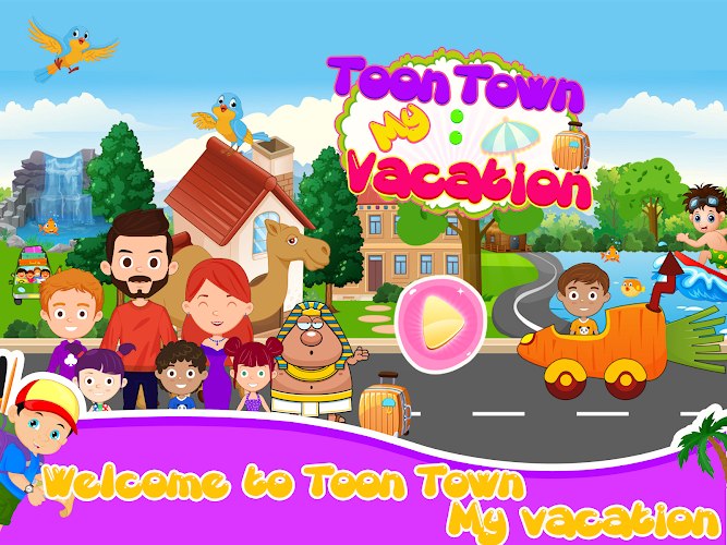 Toon Town: Vacation ဖန်သားပြင်ဓာတ်ပုံ 0