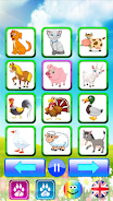 Animal sounds - Kids learn ภาพหน้าจอ 0