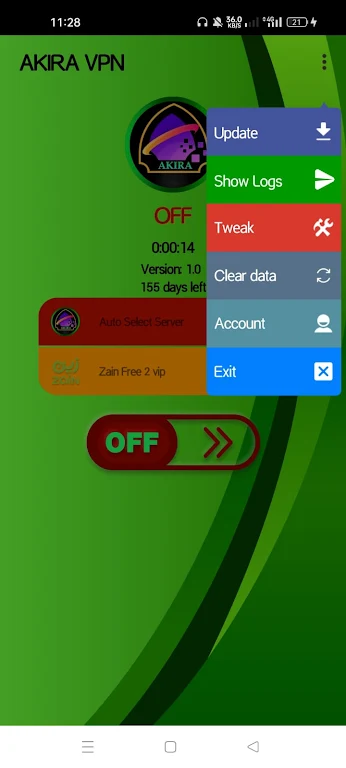 AKIRA VPN Capture d'écran 0