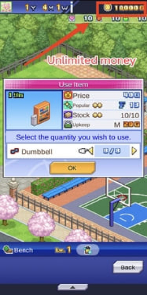 Basketball Club Story Mod 스크린샷 1
