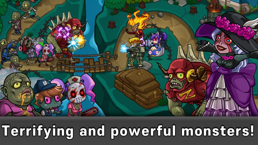 Heroes Defense: Attack Zombie 螢幕截圖 3