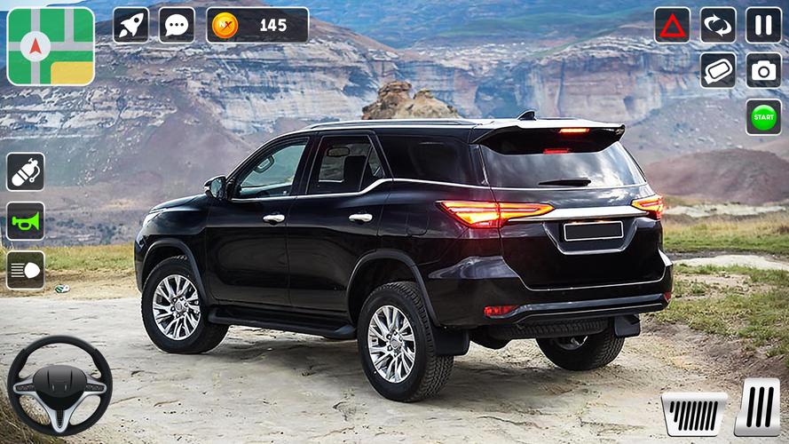 Fortuner Car Simulator Game 3D Tangkapan skrin 2