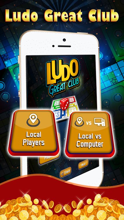 Ludo Great Club: King of Club games Capture d'écran 0