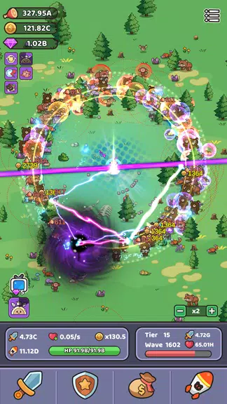 Wild Survival - Idle Defense Tangkapan skrin 1