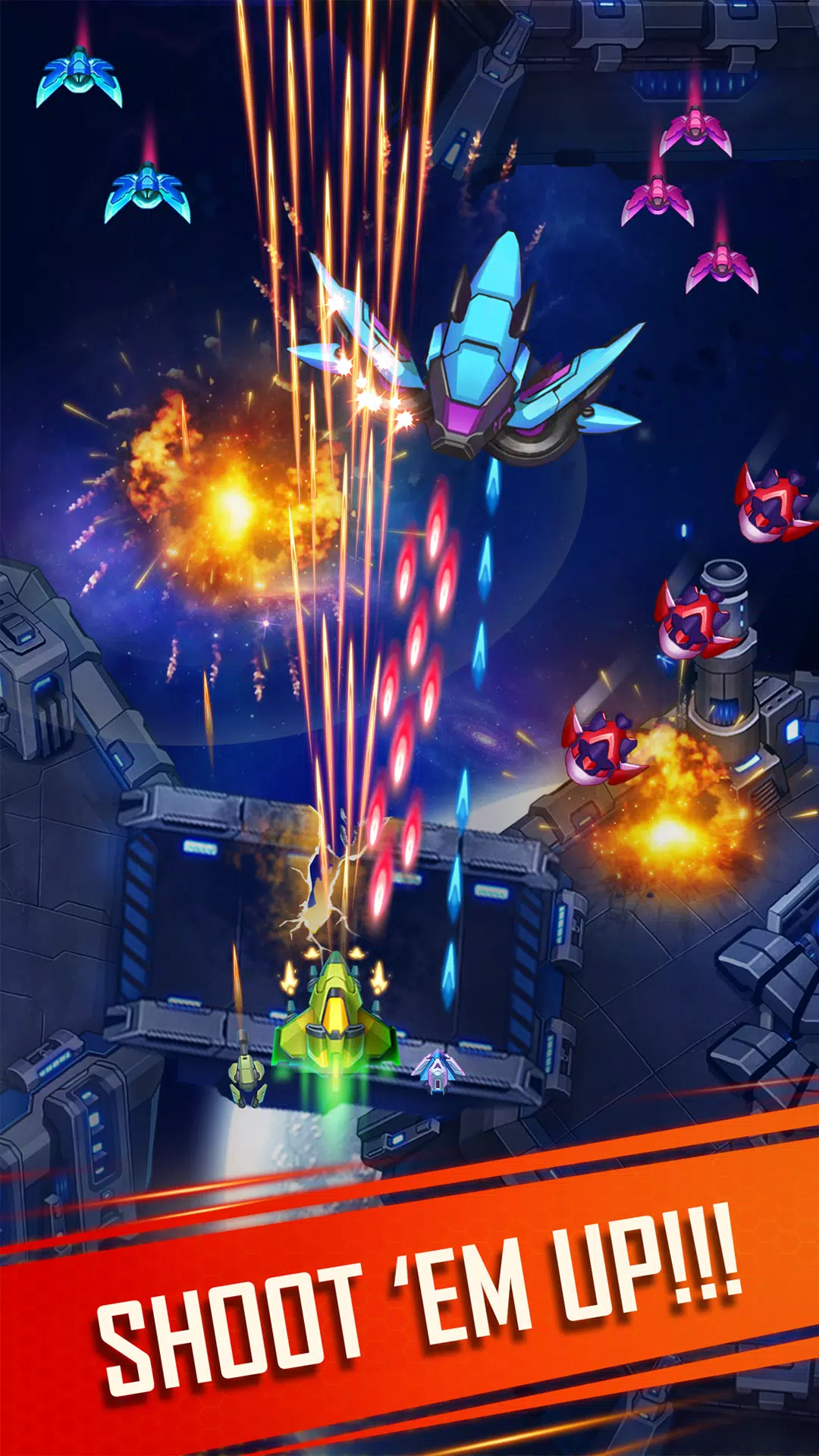 WindWings: Galaxy attack Pro Schermafbeelding 1