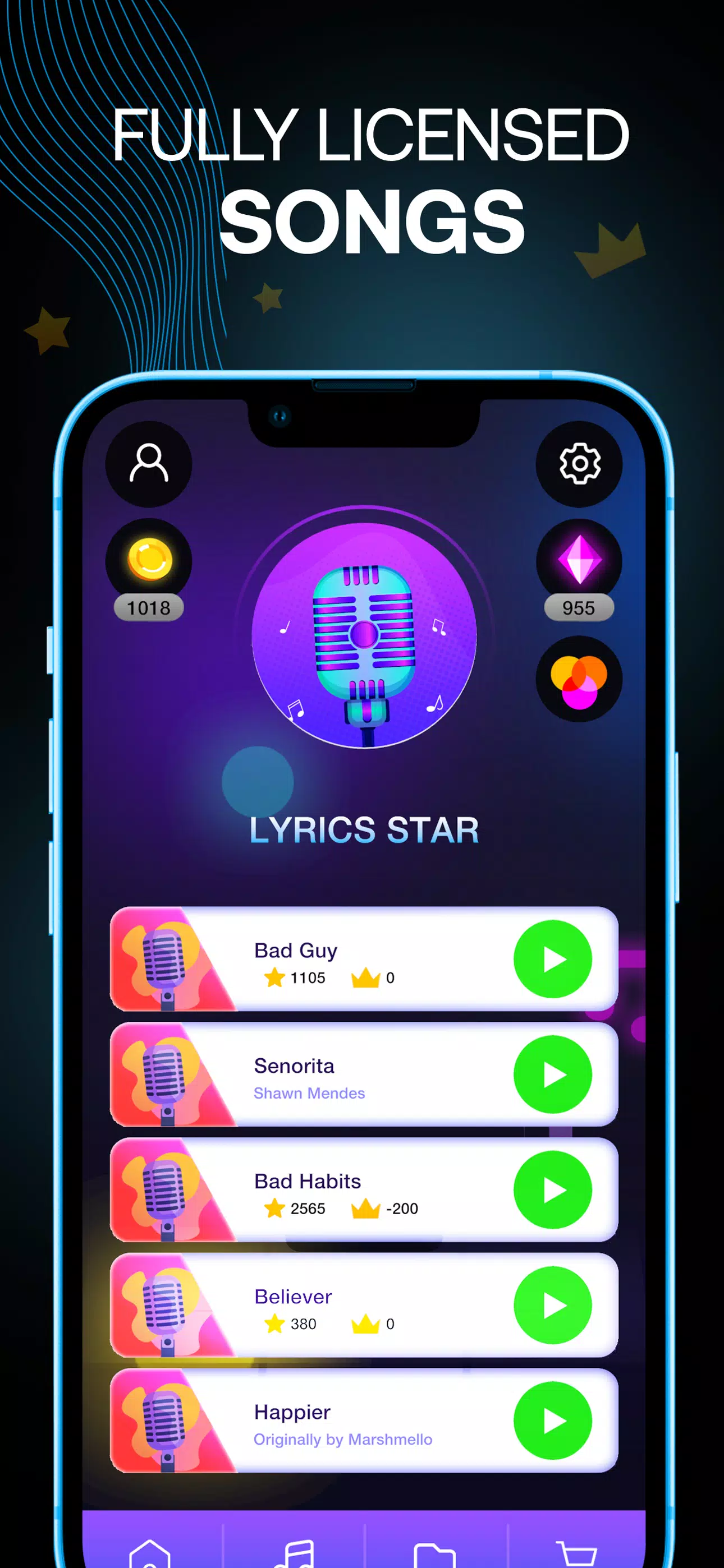 Lyrics Star・Song Lyrics Tiles Zrzut ekranu 3