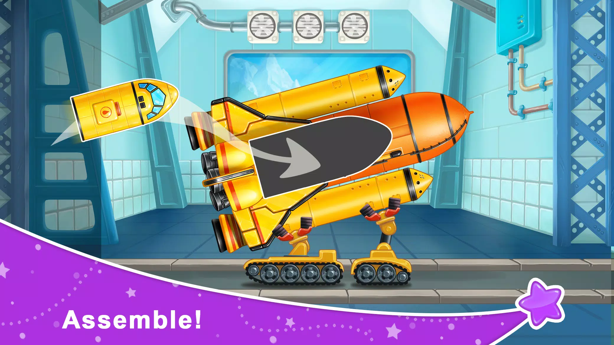 Rocket 4 space games Spaceship Zrzut ekranu 0