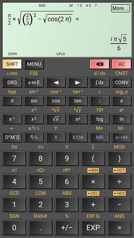 HiPER Calc Pro Zrzut ekranu 1