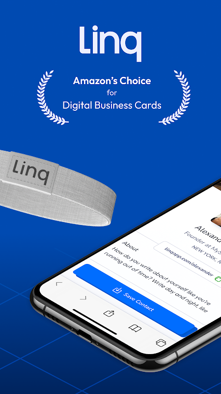 Linq - Digital Business Card Скриншот 1