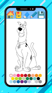 Scooby coloring doo cartoon ga 스크린샷 0