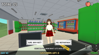 Lewd Cashier Halloween Captura de tela 2