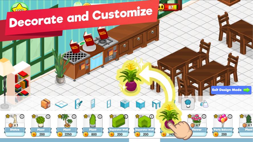 Restaurant Manager Idle Tycoon 螢幕截圖 1