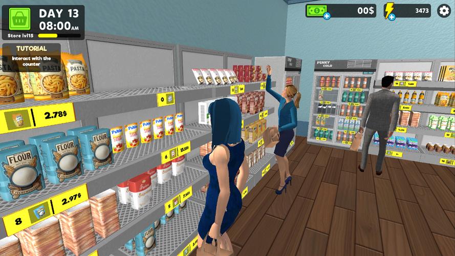 Supermarket Simulator Game 3D Скриншот 2