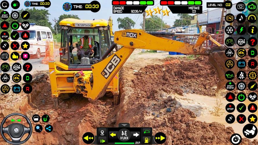 Real Snow Excavator - JCB Tangkapan skrin 0